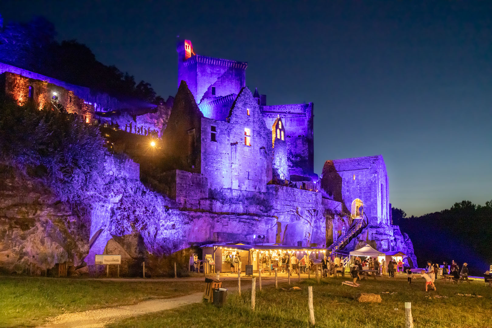 Château de Commarque Soirée nocture