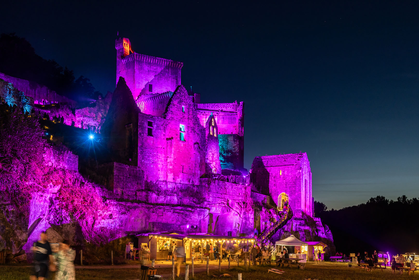 Château de Commarque Soirée nocture