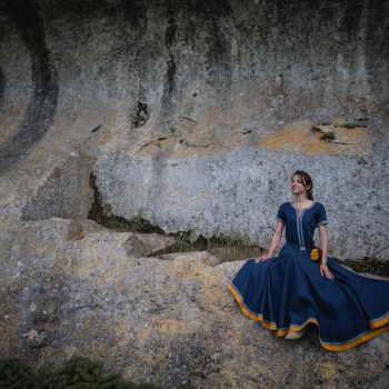 Visite château Dordogne animations costumes Château de Commarque 167 @ERphotos